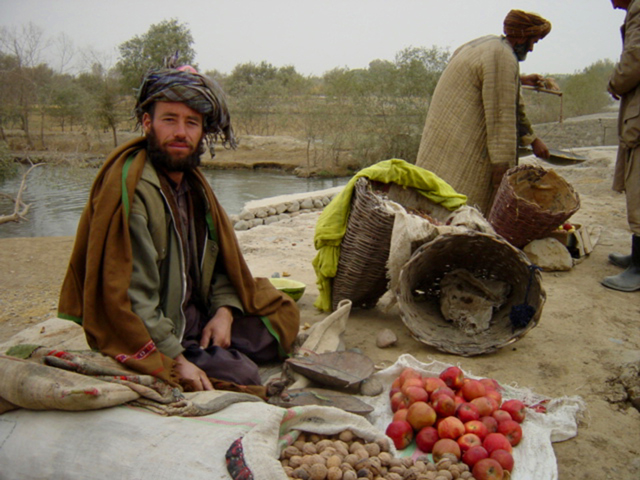 Man Selling Food